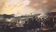 Denis Dighton The Battle of Waterloo: General advance of the British lines (mk25) oil on canvas